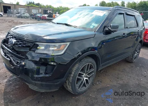 2018 Ford Explorer Sport from USA, damaged, VIN 1FM5K8GT4JGA53237
